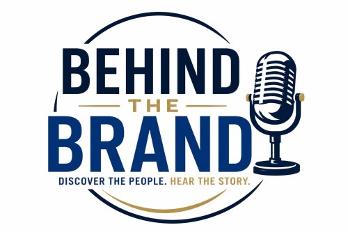 Behind the Brand podcast logo